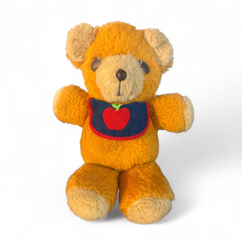 Fisher Price Freddy Teddy 11" Bear #418 Vtg 1975 Plush Stuffed Squeaks Squeaker